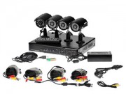 Комплект видеонаблюдения FEye-104H-KIT с четырьмя всепогодными видеокамерами